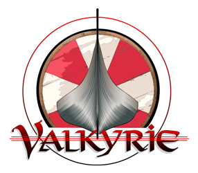 Valkyrie Viking Ship Logo